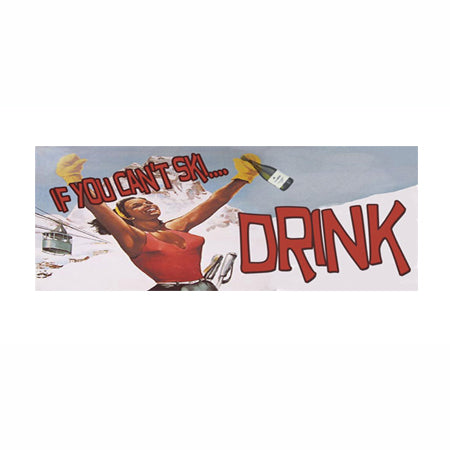 If You Can't Ski...Drink Sign
