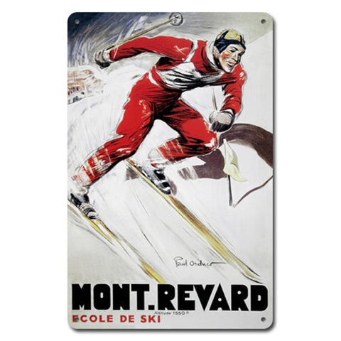 Mont Revard Metal Ski Sign