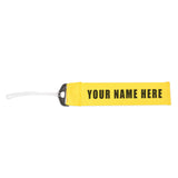 Personalized Yellow Luggage Tag