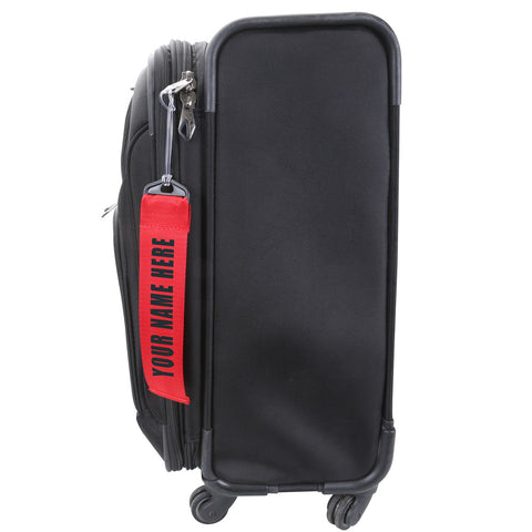 Personalized Red Luggage Tag