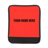 Personalized Red Luggage Handle Wrap