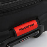 Personalized Red Luggage Handle Wrap