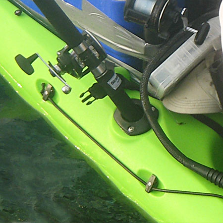 Propel Paddle Gear Kayak Accessories Flush Mount Rod Holder