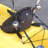 Tall Back Fishing Molded Foam Kayak Seat, Sit On Top Kayak Seat with Fishing Pack