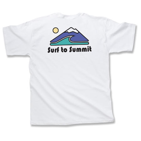 Surf to Summit Logo Men's T-shirt - White