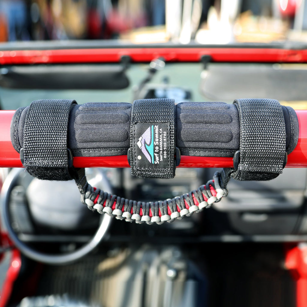 Jeep Paracord Grab Handles Pack of 2, Heavy Duty Roll Bar Grab Handles